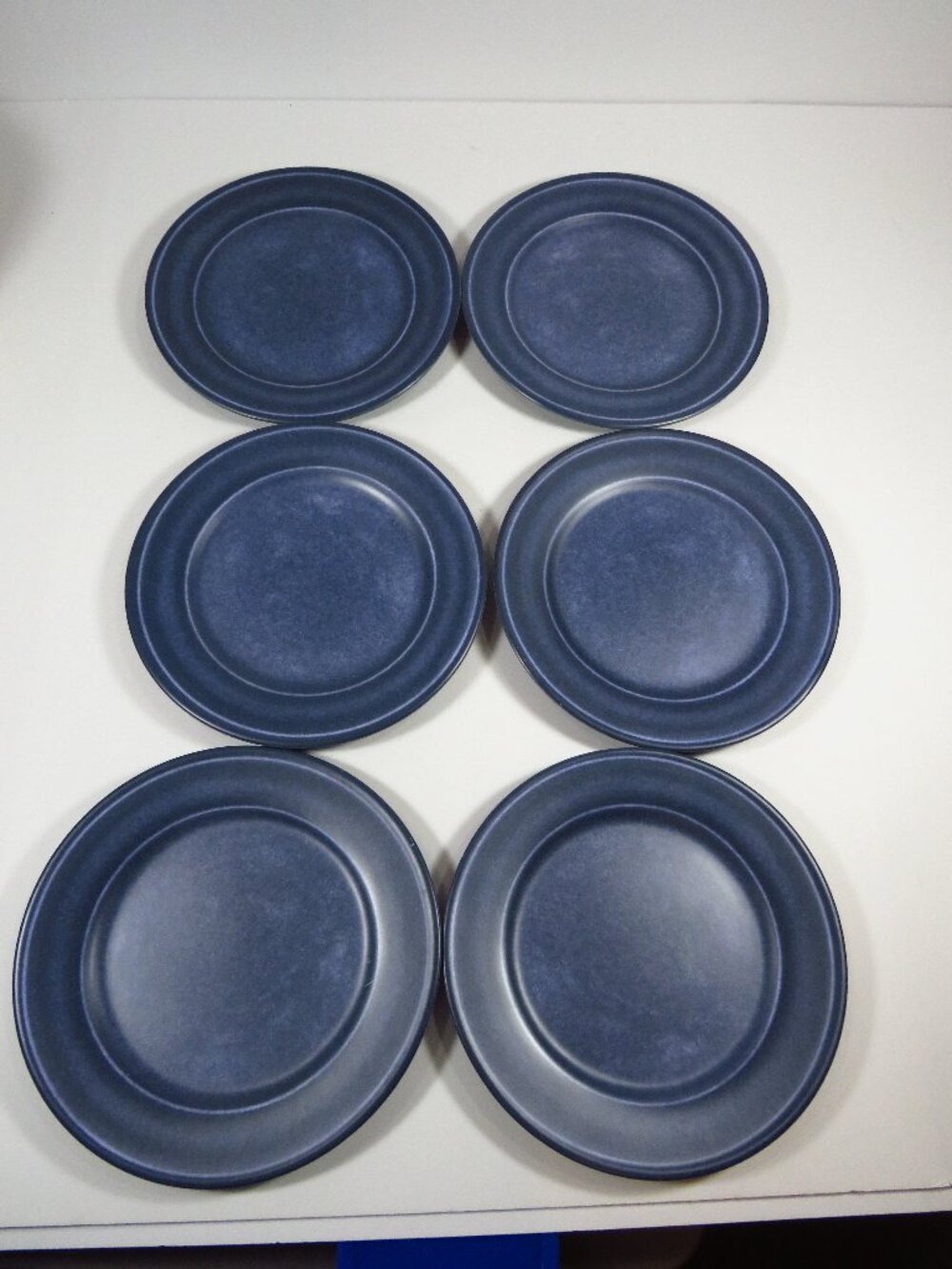 Threshold Set of 6 dinner plates Bamboo Melamine